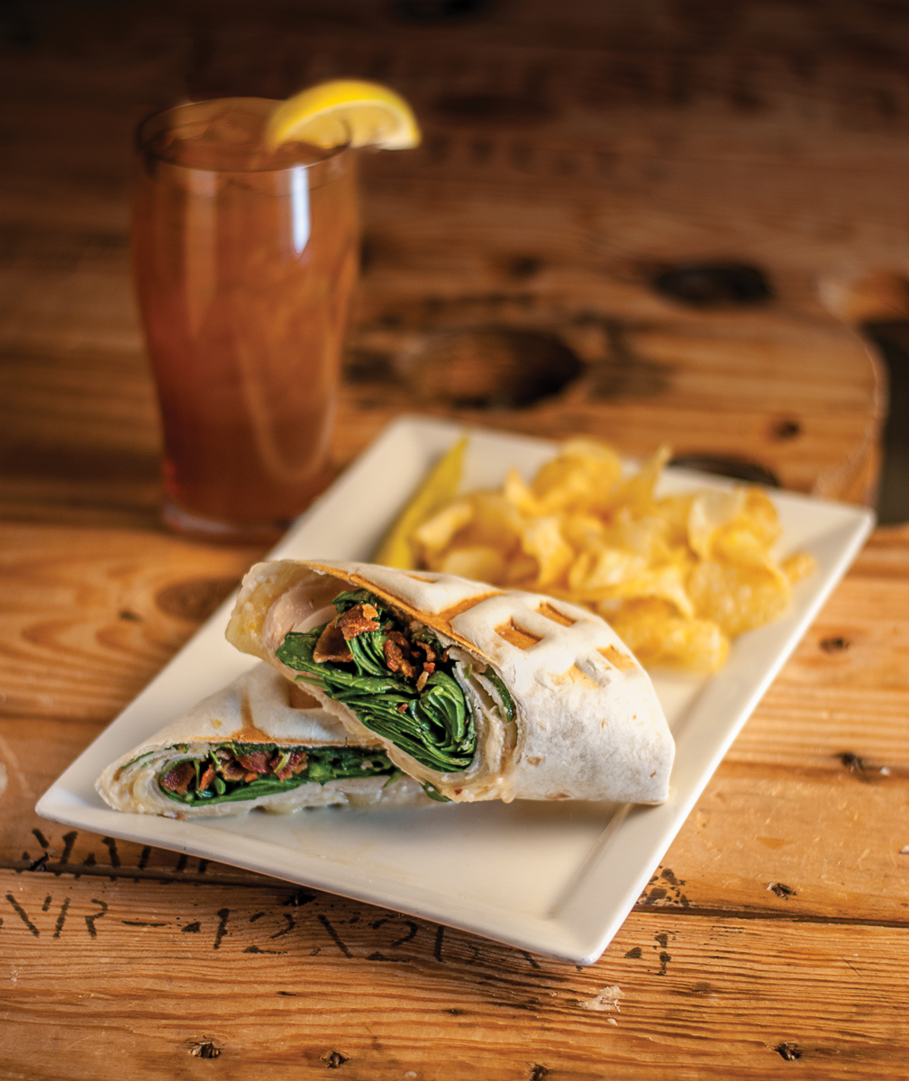 turkey wrap from just love coffee